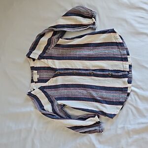 Anthropologie cloth & stone stripe button down shirt Medium